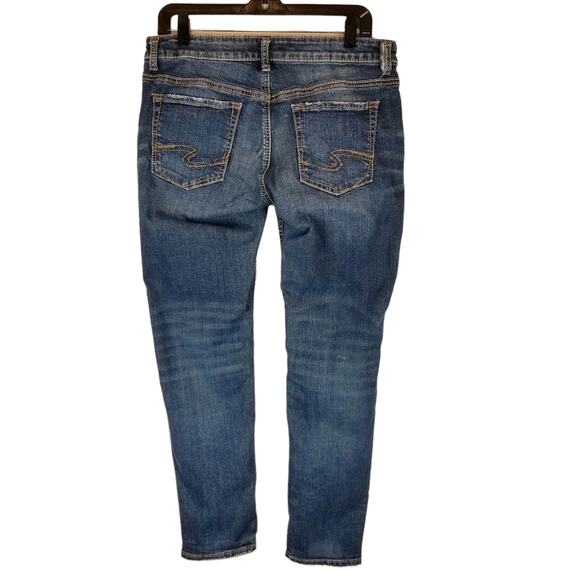 Silver Jeans Distressed Sam Boyfriend Jeans Size 29 - Picture 2 of 9